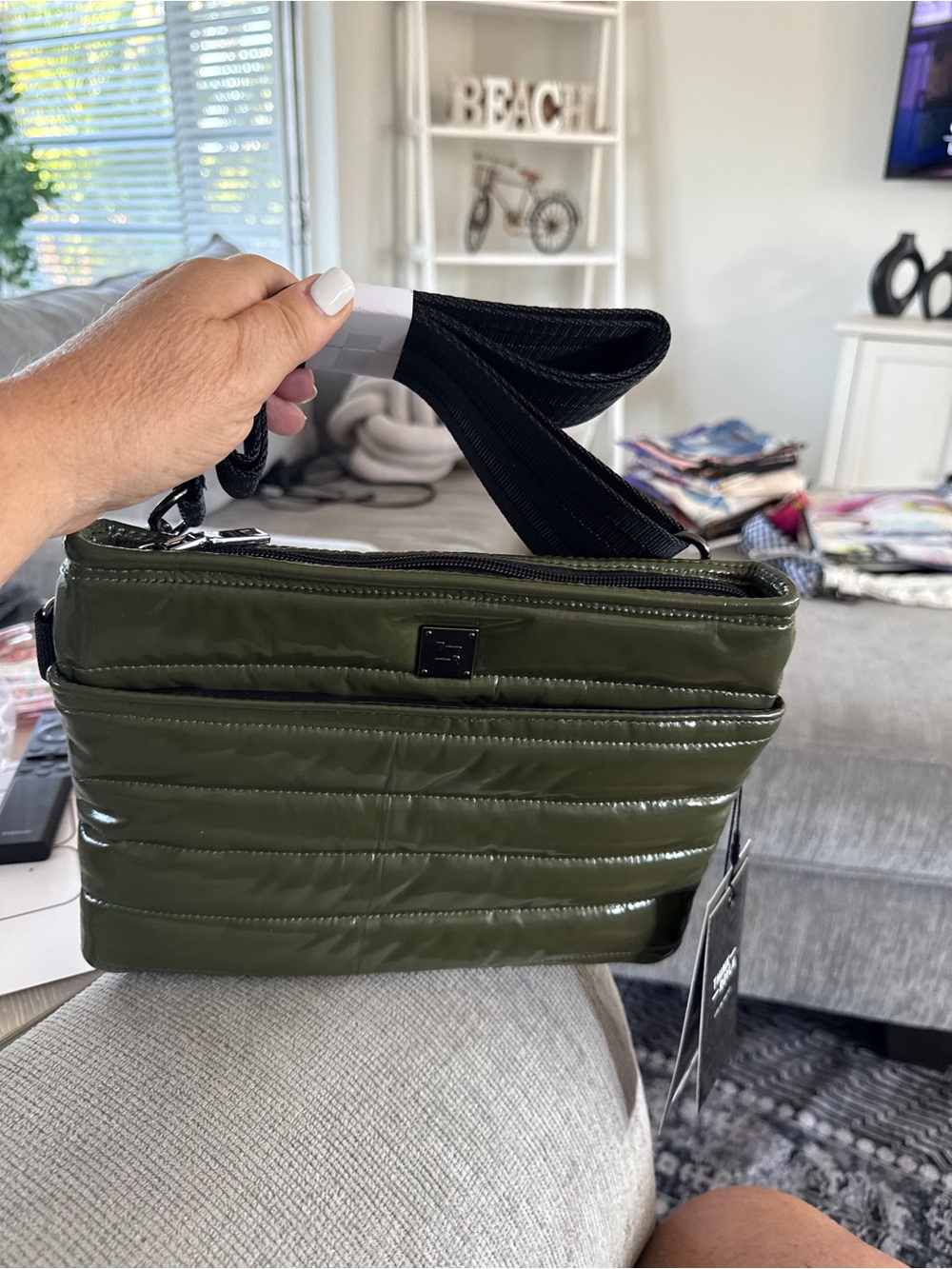 Mz Wallace bum bag NWT olive